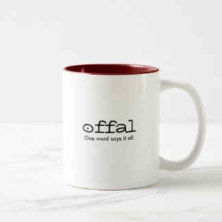 Taza Bicolor menudencias. Una palabra las dice todas