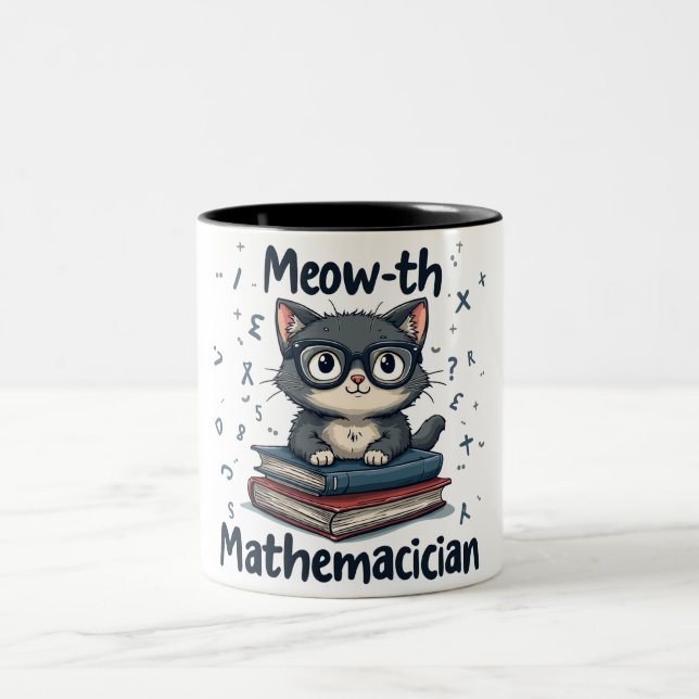 Taza Bicolor Meow-th Mathematician (Centro)