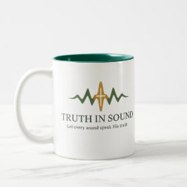 Taza Bicolor Mercancía oficial de Truth in Sound