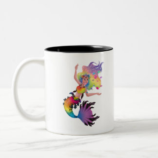 Taza Bicolor Mermaid Sparkles