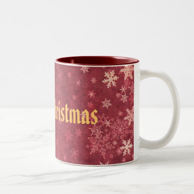 Taza Bicolor Merry Christmas (Derecha)