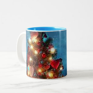 Taza Bicolor Merry Christmas mug