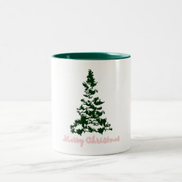 Taza Bicolor Merry christmas mug