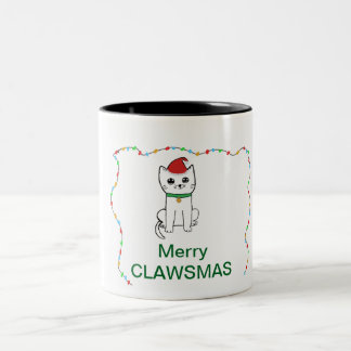 Taza Bicolor Merry Clawsmas