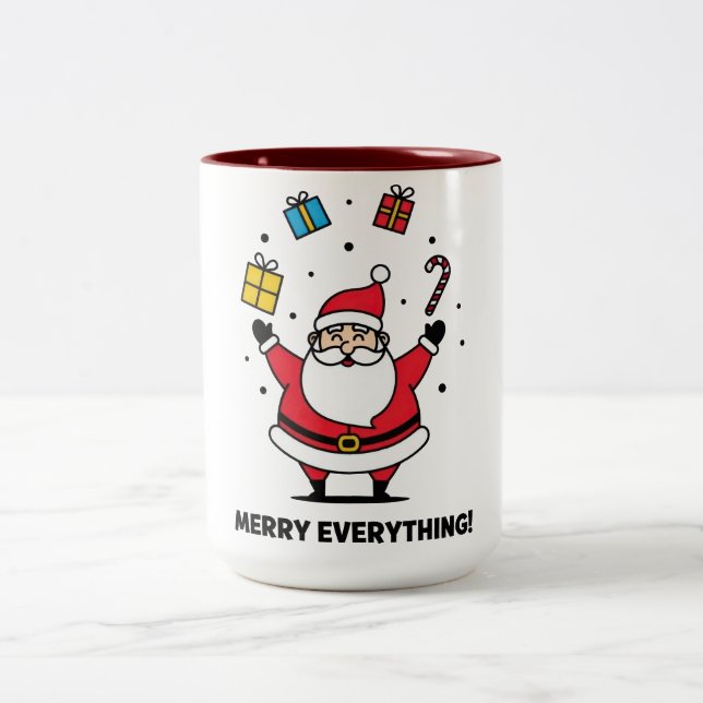 Taza Bicolor Merry Everything Navidades (Centro)
