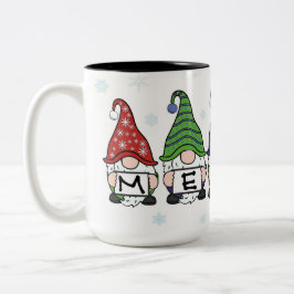 Taza Bicolor Merry Gnomes