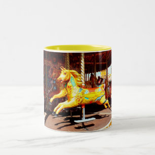 Taza Bicolor Merry-go-round