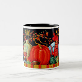 Taza Bicolor Mesa festiva de otoño
