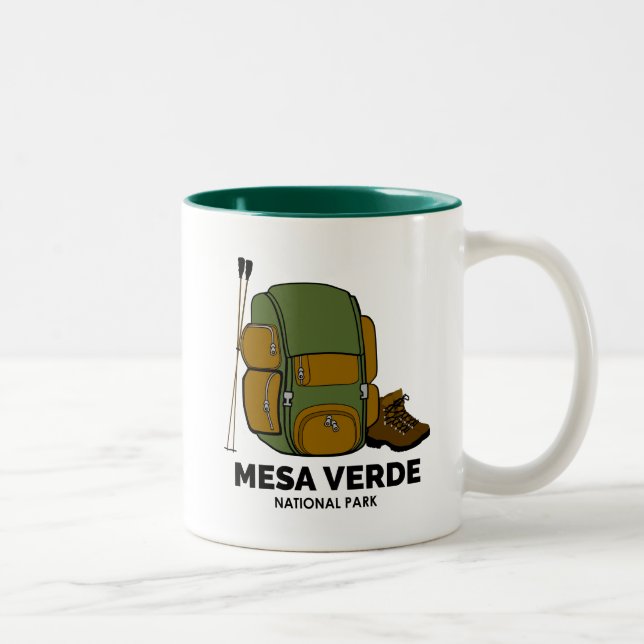 Taza Bicolor Mesa Verde National Park Backpack (Derecha)