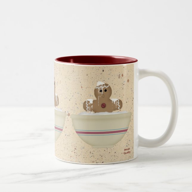 Taza Bicolor Messy Gingerbread Man Mug (Derecha)