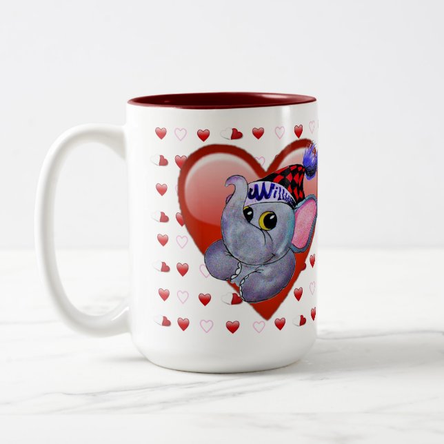 Taza Bicolor Metalphant Valentine Mug (Izquierda)