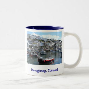 Taza Bicolor Mevagissey, Cornualles, Inglaterra