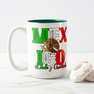 Taza Bicolor México Lindo y querido