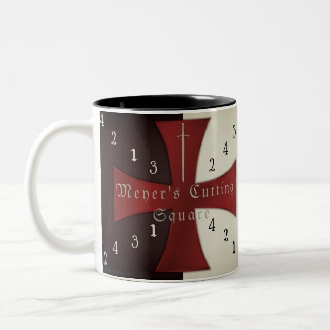 Taza Bicolor Meyer Square Coffee Mug (Izquierda)