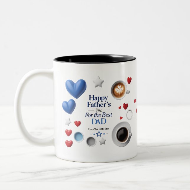 Taza Bicolor Mezcla en negrita: (Izquierda)