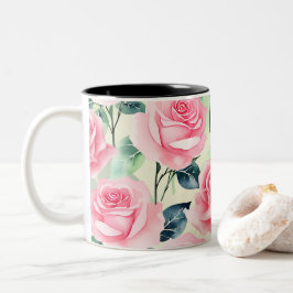 Taza Bicolor Mezcla rosa rosa clásica rosa