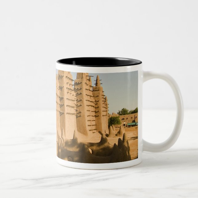 Taza Bicolor Mezquita en Djenne, un ejemplo clásico de (Derecha)