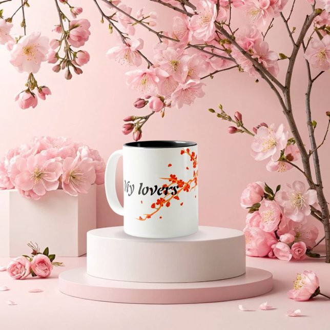 Taza Bicolor Mi amante (Subido por el creador)