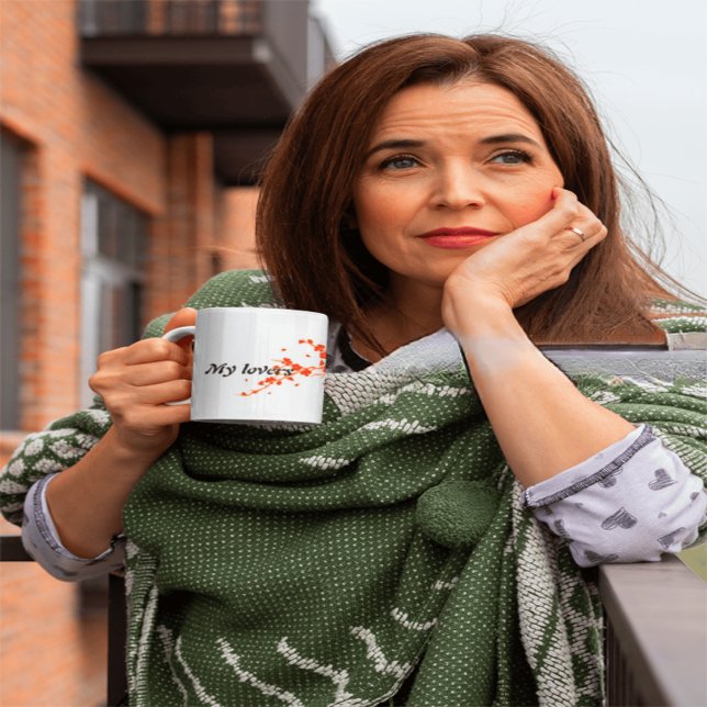 Taza Bicolor Mi amante (Subido por el creador)