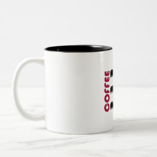 Taza Bicolor Mi casa mis reglas mi café