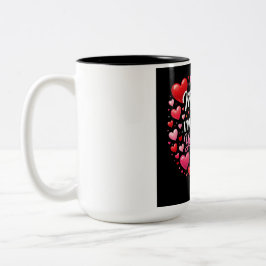 Taza Bicolor Mi corazón es eternamente tuyo Amor de San Valentí
