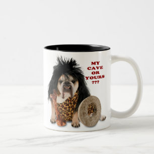 Taza Bicolor ¿Mi cueva o la suya?