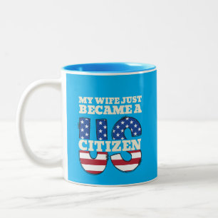 Taza Bicolor Mi Esposa Se Ha Convertido En Una Ciudadana Estado