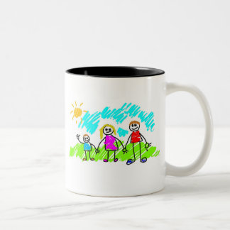 Taza Bicolor Mi familia