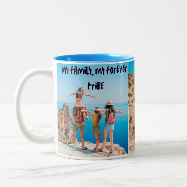 Taza Bicolor Mi familia (Izquierda)