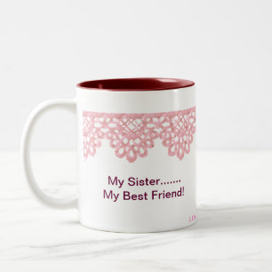 Taza Bicolor Mi hermana….Mi mejor amigo