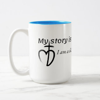 Taza Bicolor Mi historia es simple