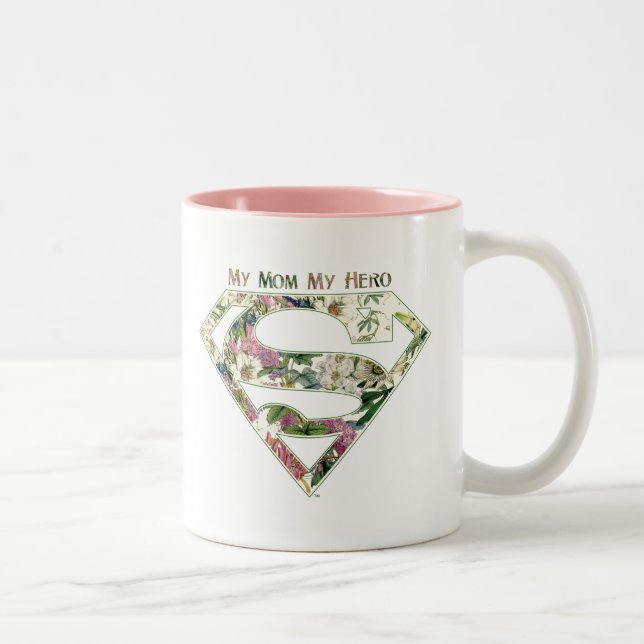 Taza Bicolor Mi mamá mi héroe (Derecha)