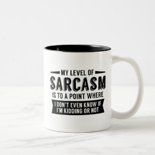 Taza Bicolor Mi Nivel De Sarcasmo