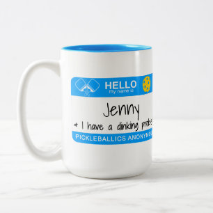 Taza Bicolor Mi nombre es el que tengo un problema el