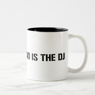 Taza Bicolor Mi novio es DJ
