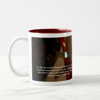 Taza Bicolor Mi palabra estará tan