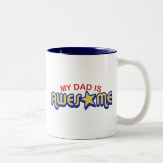Taza Bicolor Mi papá es asombroso