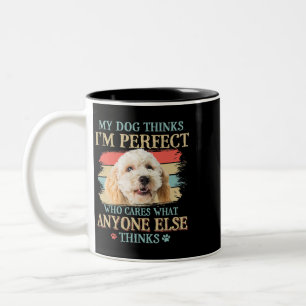 Taza Bicolor Mi Perro Cree Que Soy Un Perfecto Carne De Perro C