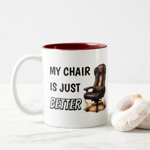 Taza Bicolor Mi Presidencia Es Mejor Funny Gaming Chair