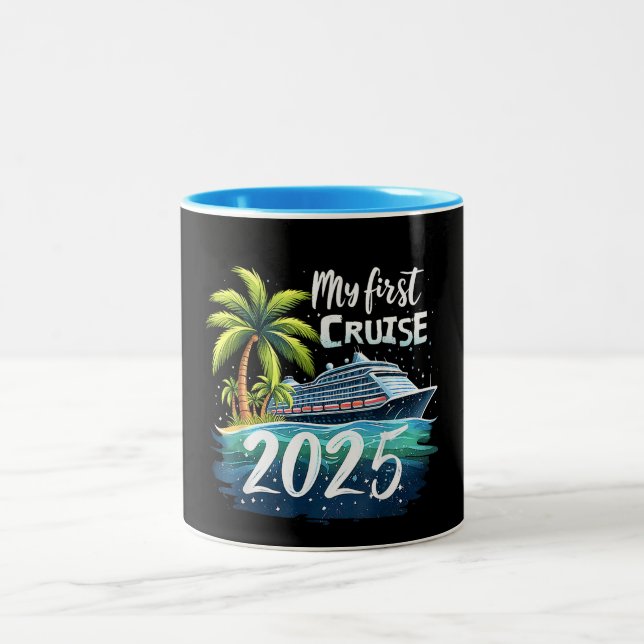 Taza Bicolor Mi primer crucero 2025 (Centro)