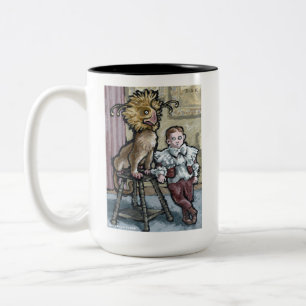 Taza Bicolor Mi primer Mascota #2 - Surreal extraña criatura Gó