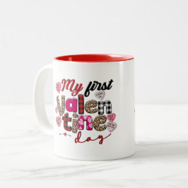 Taza Bicolor Mi primer San Valentín