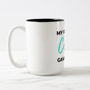 Taza Bicolor Mi primo favorito me dio esto 2