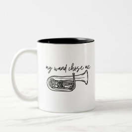 Taza Bicolor "Mi varita me eligió" Tuba/Baritone/Euphonium-Mug