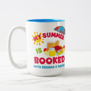 Taza Bicolor Mi verano se acuesta con Brenda K Davies