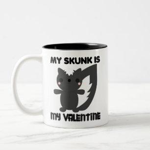 Taza Bicolor Mi zorrillo es mi San Valentín