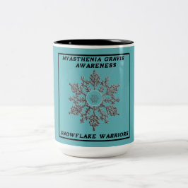 Taza Bicolor Miastenia Gravis Awareness Coffee Mug