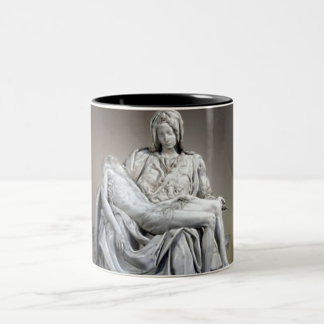Taza Bicolor Michelangelo - La Pieta (Centro)