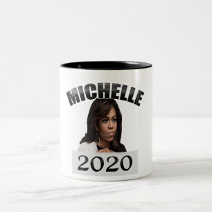 Taza Bicolor Michelle Obama para el presidente 2020