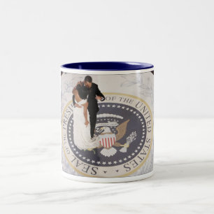 Taza Bicolor Michelle y Barack Obama